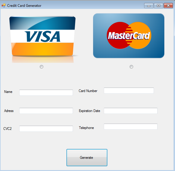 trial credit card generator